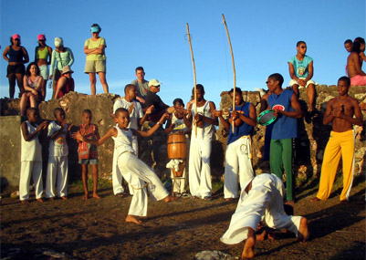 Capoeira no Forte de Morro de São Paulo