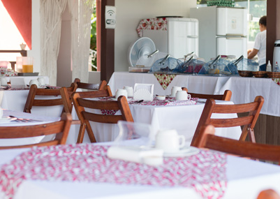 Café da manhã da Pousada BoraBora - Morro de São Paulo