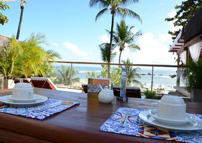 Café da Manhã do Le Terrace Beach Hotel - Morro de São Paulo