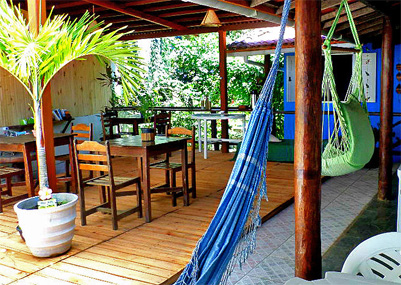 Área do Café da Manhã da Pousada Nativo - Morro de São Paulo