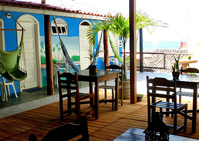 Área externa da Pousada Nativo - Morro de São Paulo