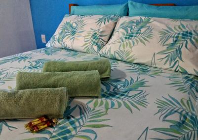 Cama e Toalhas da Pousada Nativo - Morro de São Paulo