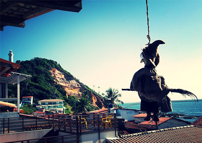 Vista para Praia da Pousada Nativo - Morro de São Paulo