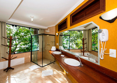 Banheiro do Apartamento Master da Pousada Passárgada - Morro de São Paulo