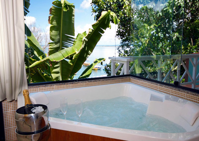 Jacuzzi na Pousada Passárgada - Morro de São Paulo