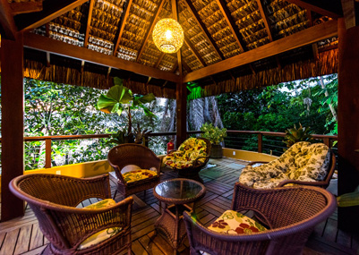 Área de lazer da Pousada Passárgada - Morro de São Paulo